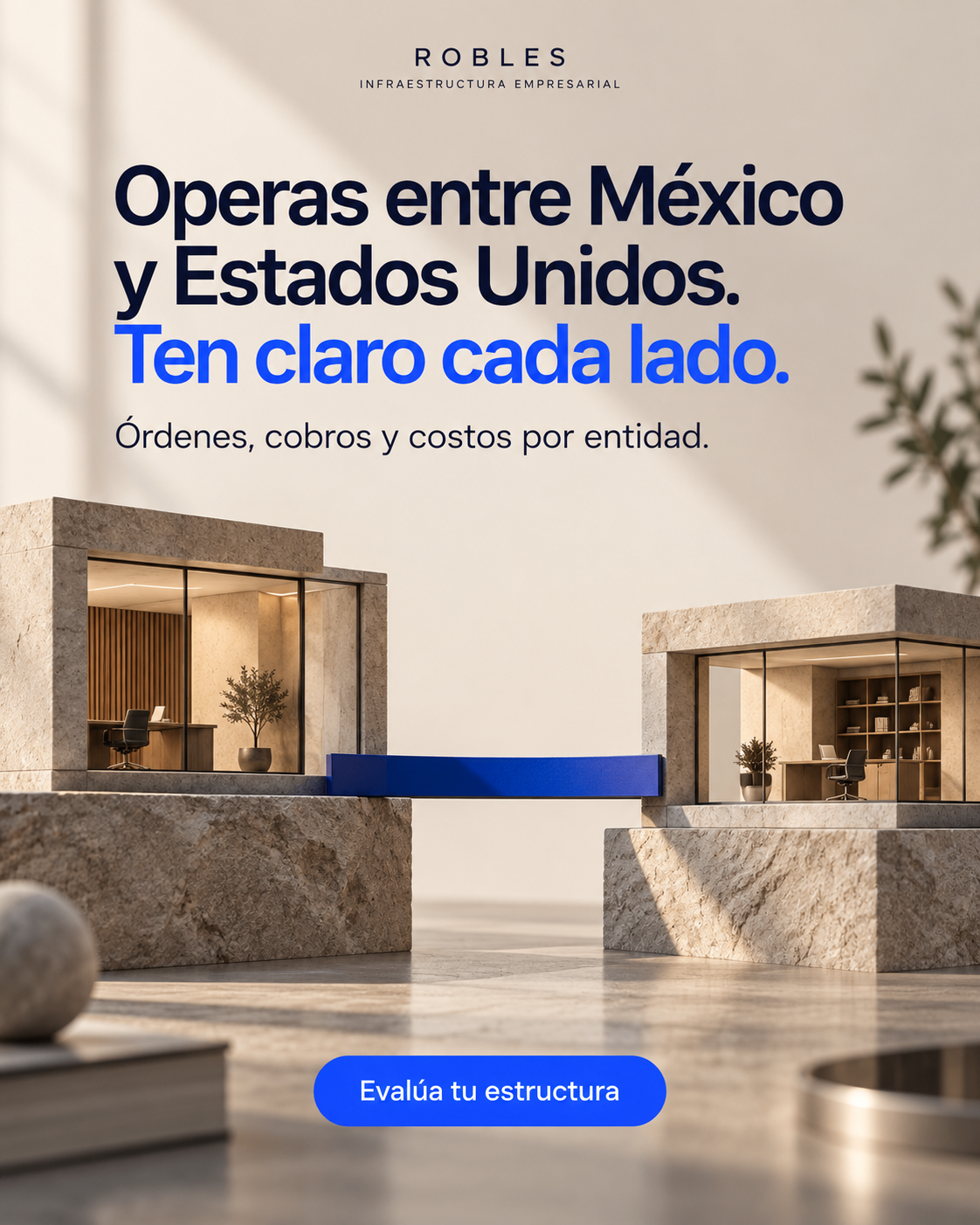 Pieza gráfica de campaña sobre operación entre México y Estados Unidos